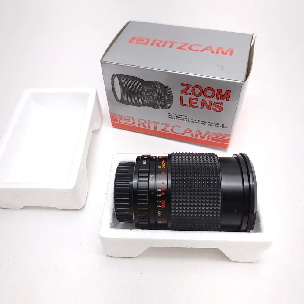 Ritzcam 28-85mm f3.5-4.5 MC‎ Auto Zoom Macro Lens for Pentax KR with Box